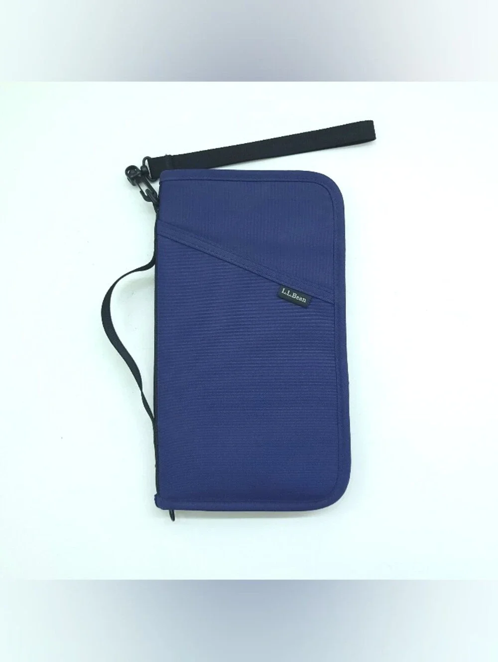 LL Bean Passport Travel Wallet Blue - WORN ID HOLDER PLASTIC - 0DCA1 Blue